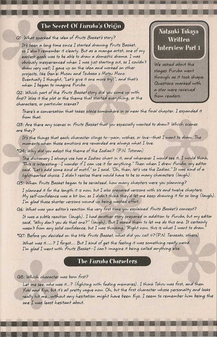 Read Fruits Basket Manga Online