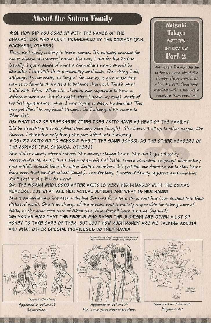Read Fruits Basket Manga Online