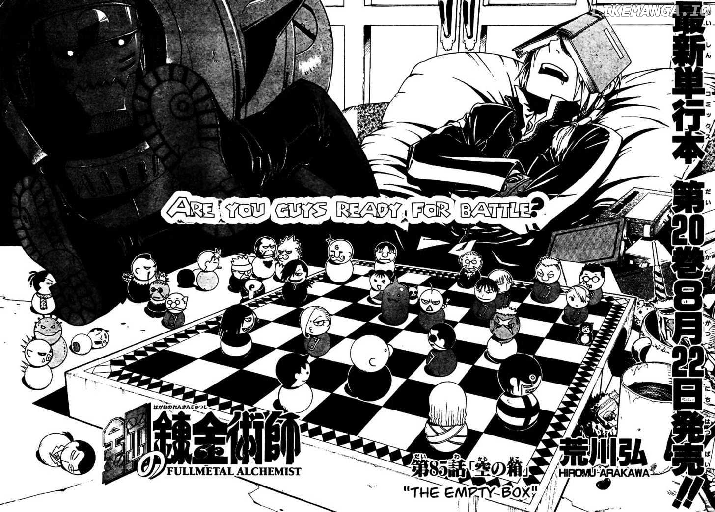 Read Fullmetal Alchemist Manga Online