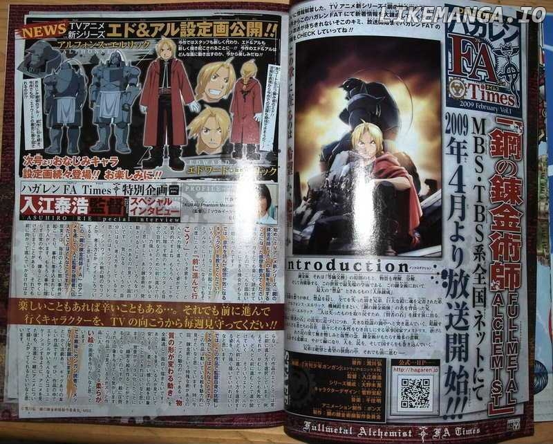Read Fullmetal Alchemist Manga Online