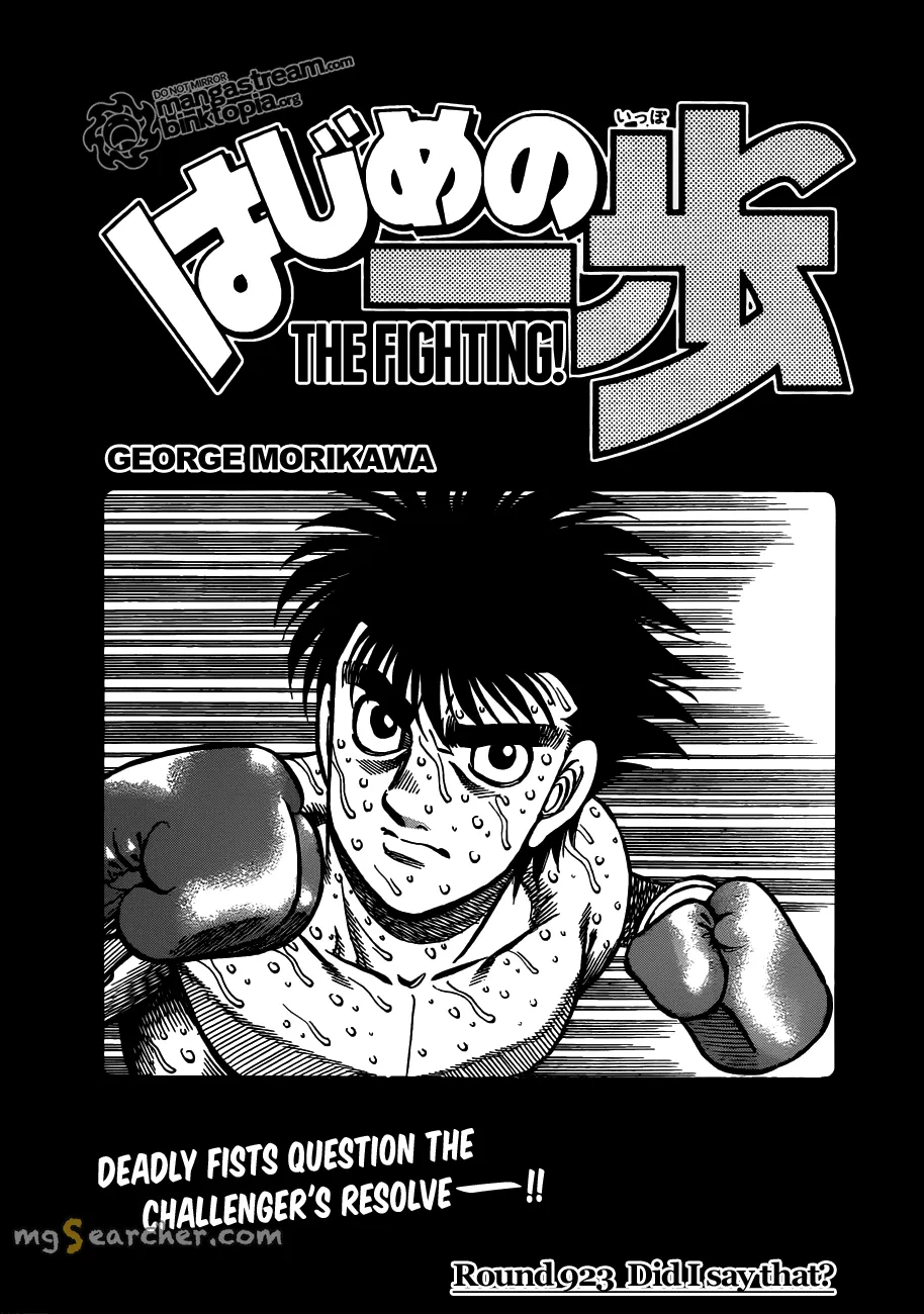 Read Hajime no Ippo Manga Online