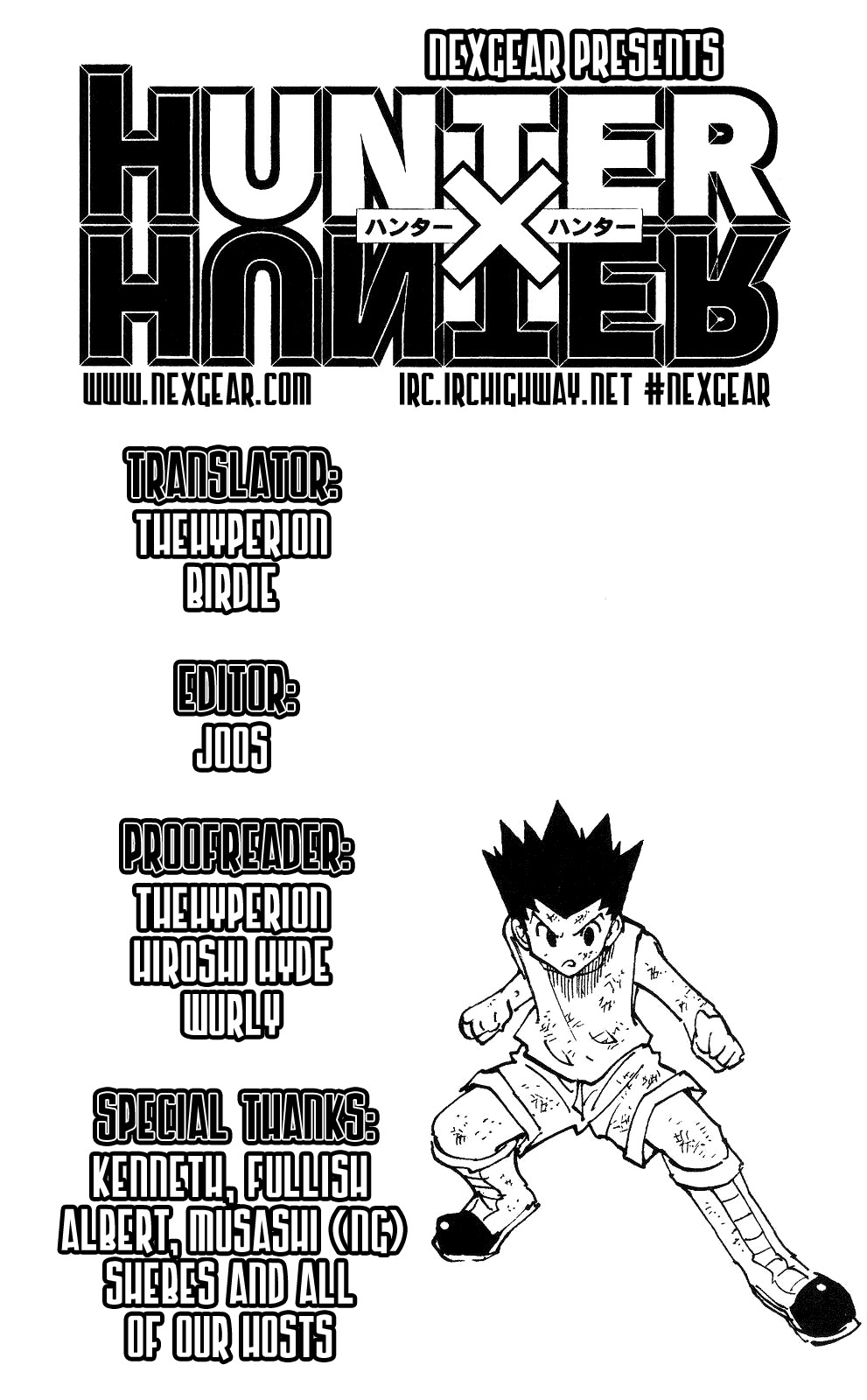 Read Hunter x Hunter Manga Online