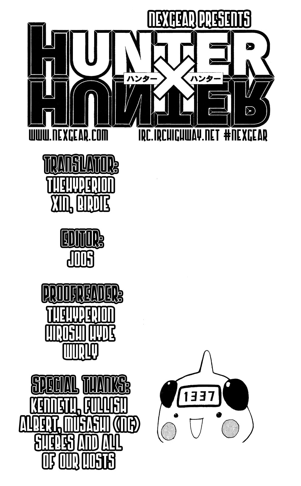 Read Hunter x Hunter Manga Online