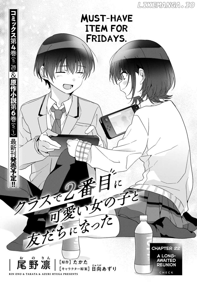 Read I Made Friends with the Second Prettiest Girl in My Class Manga Online