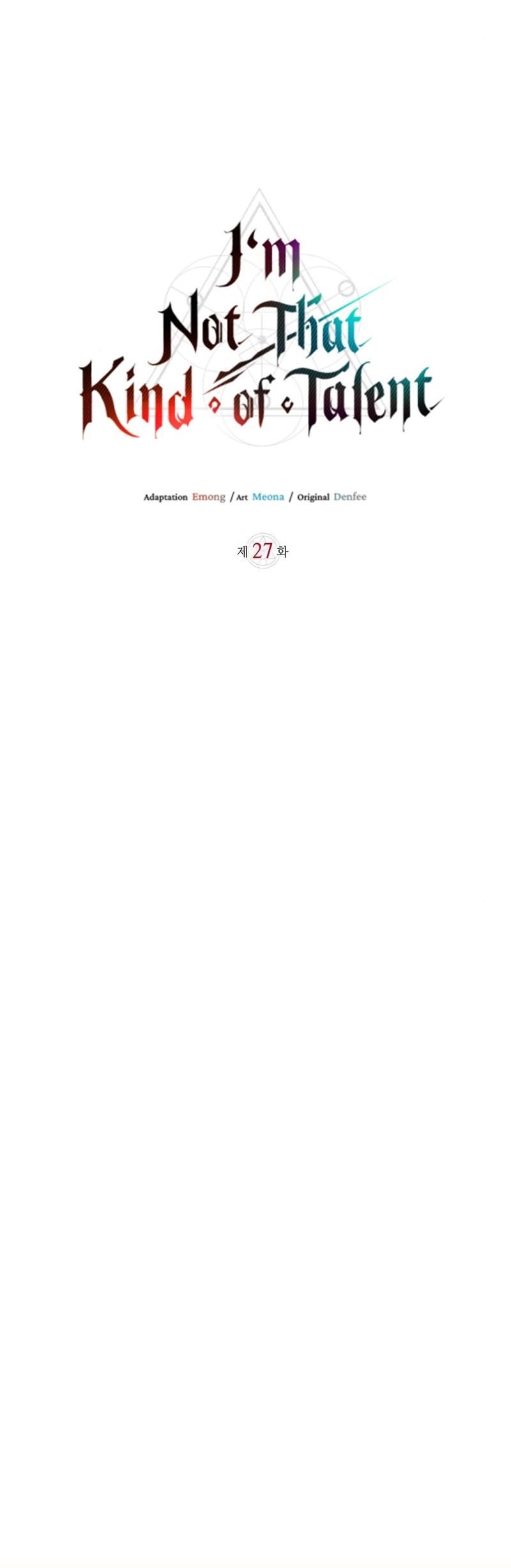 Read I’m Not That Kind of Talent Manga Online
