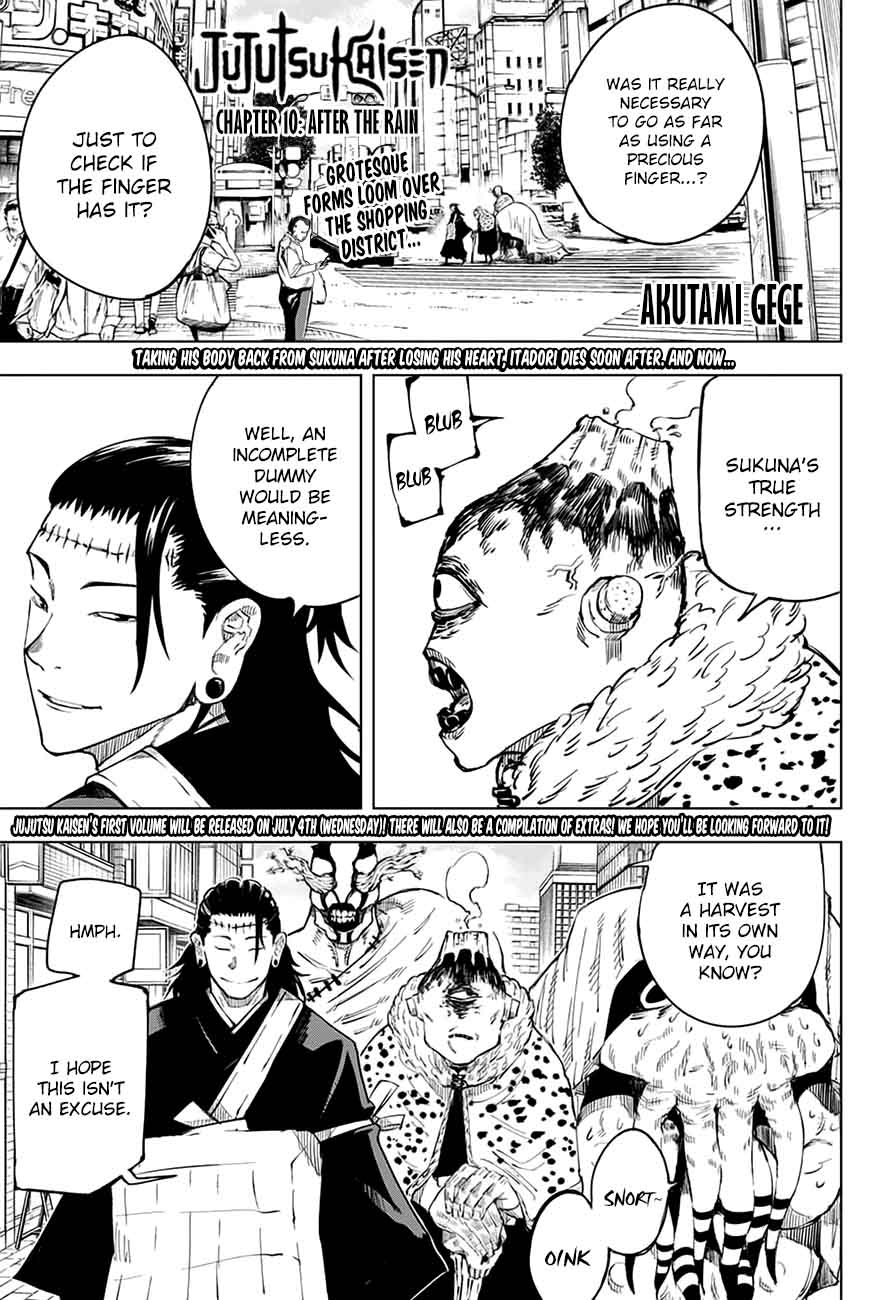 Read JUJUTSU KAISEN Manga Online