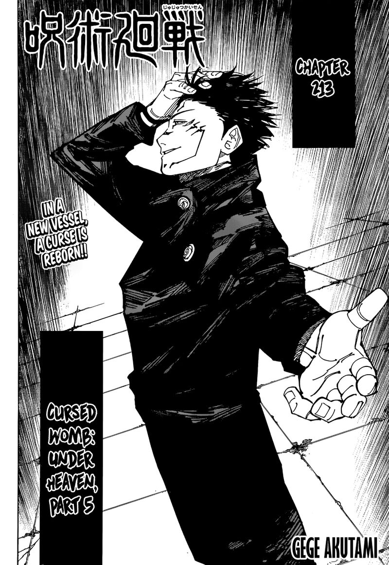 Read JUJUTSU KAISEN Manga Online