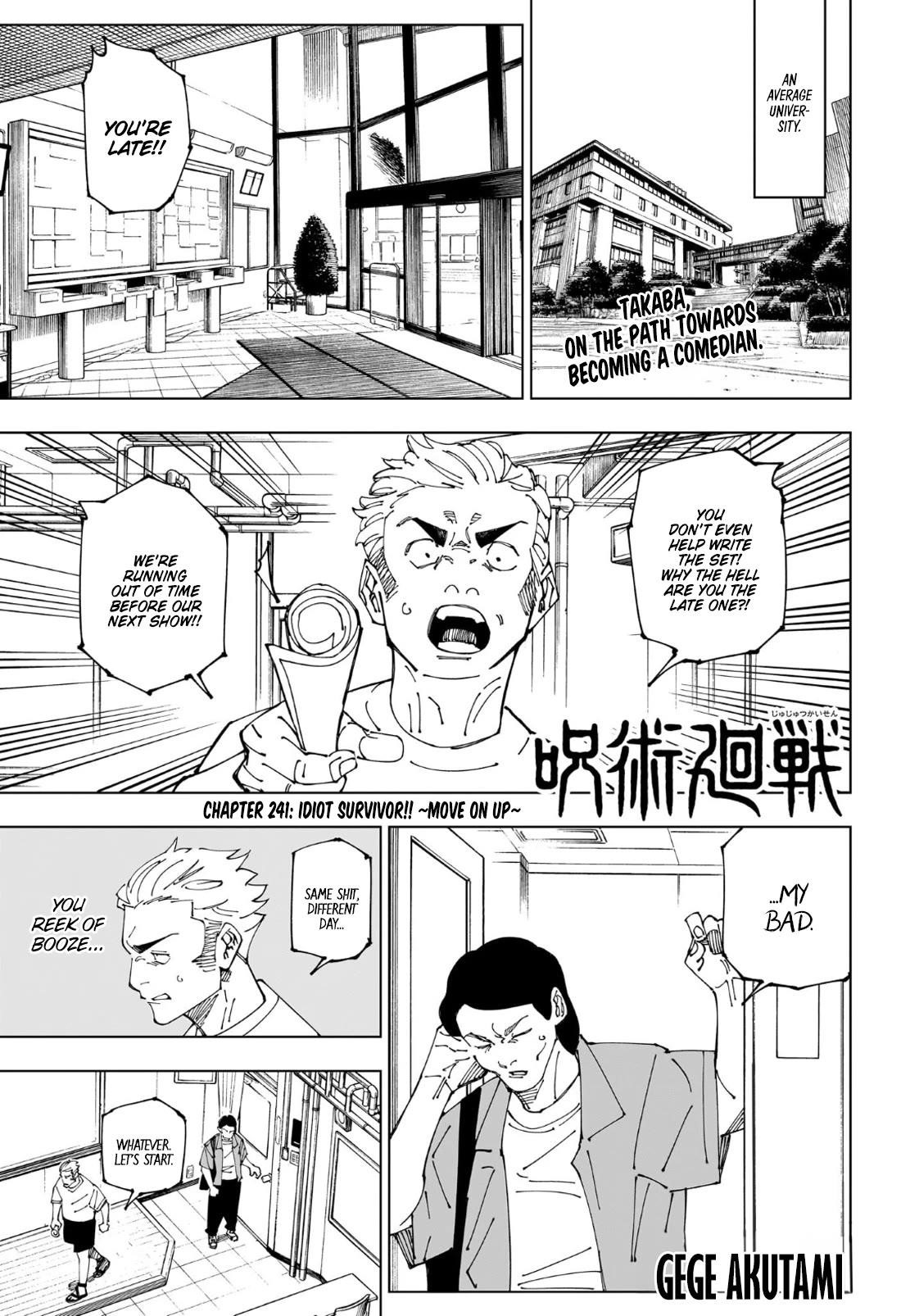 Read JUJUTSU KAISEN Manga Online