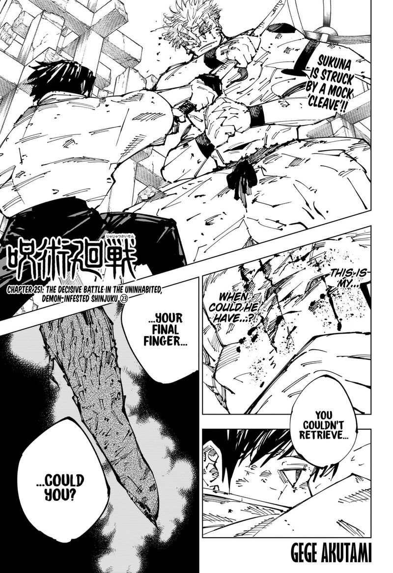 Read JUJUTSU KAISEN Manga Online