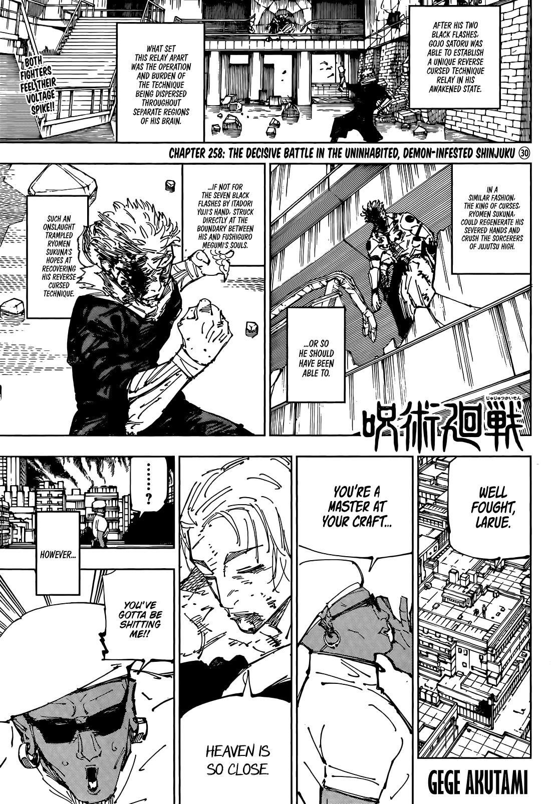 Read JUJUTSU KAISEN Manga Online