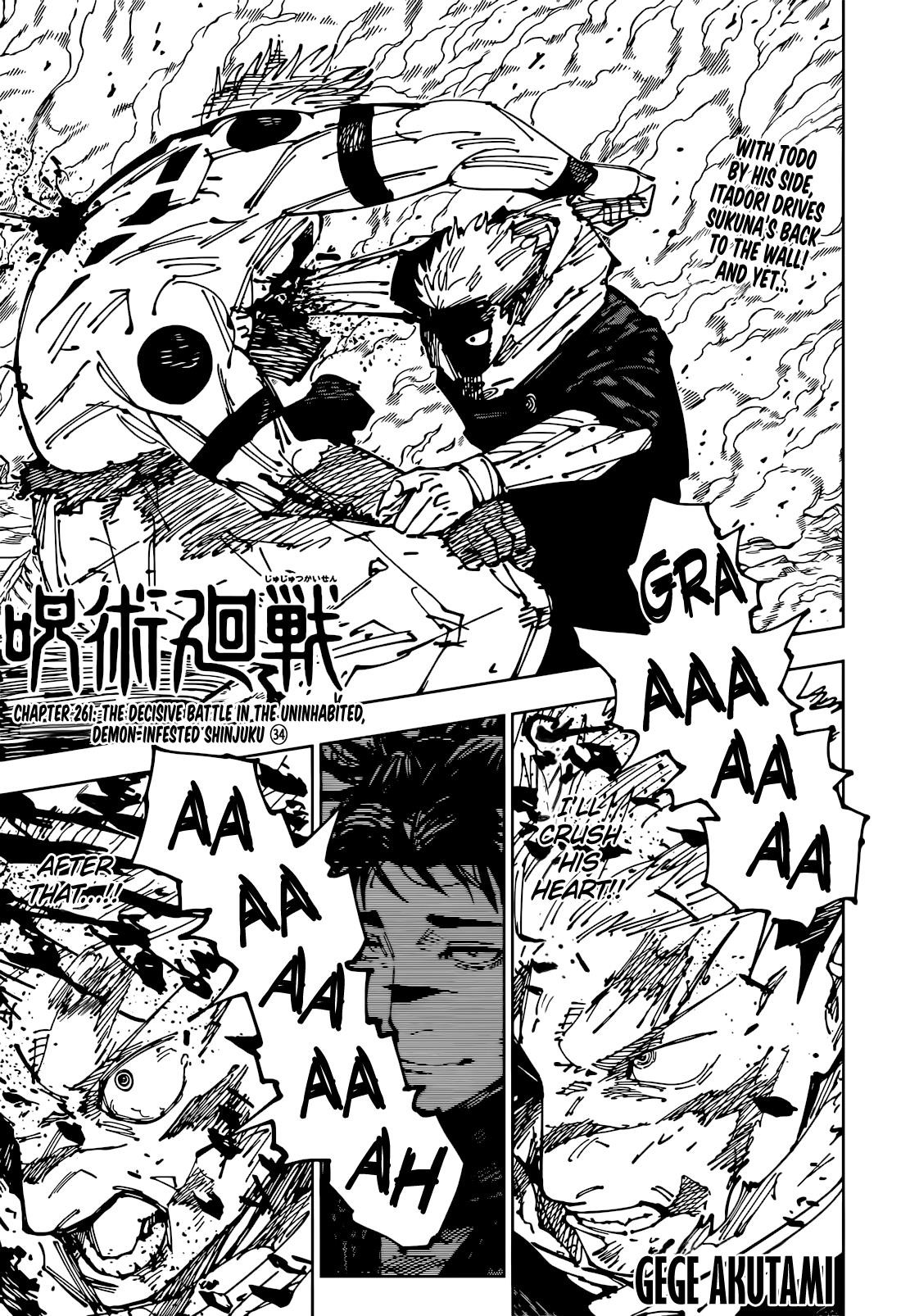 Read JUJUTSU KAISEN Manga Online