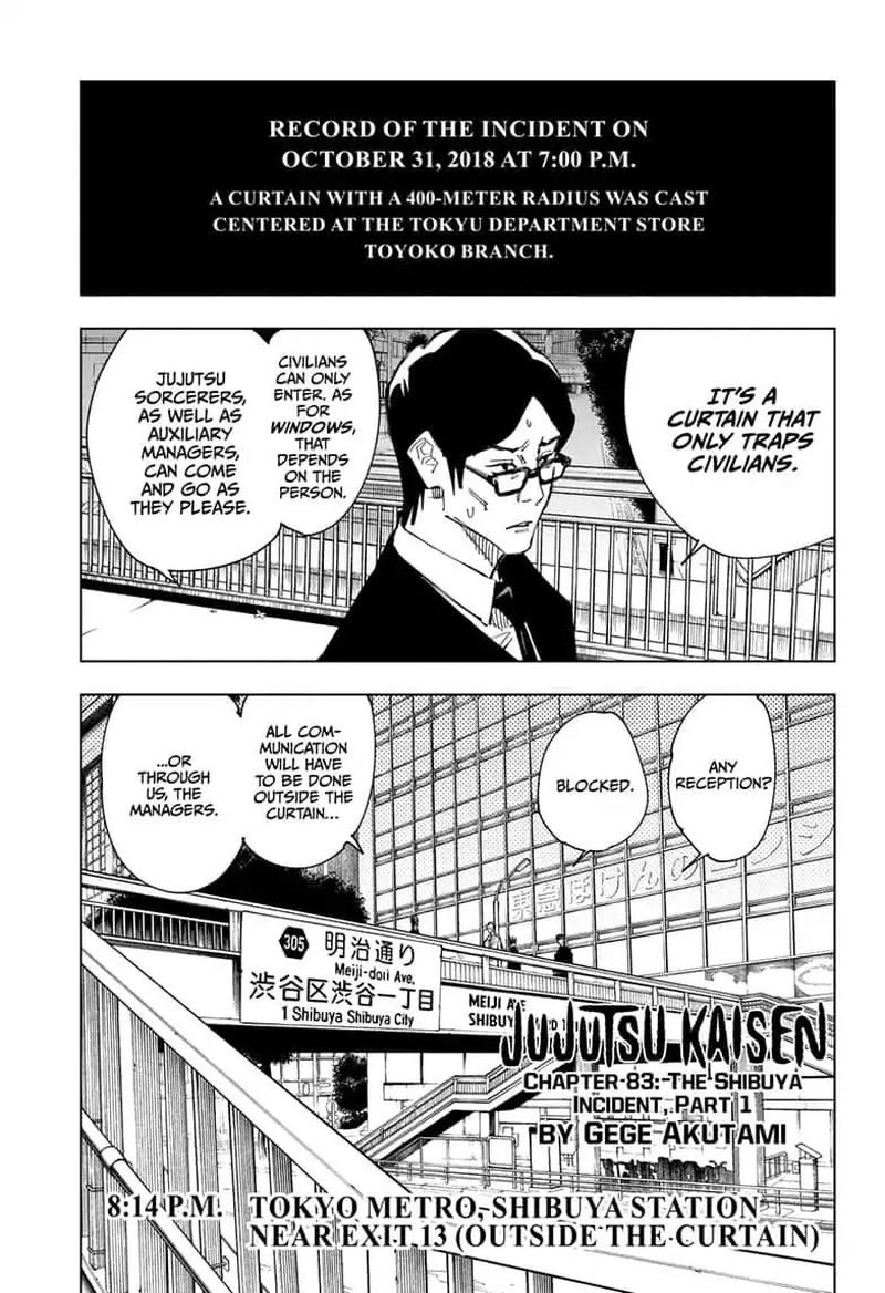 Read JUJUTSU KAISEN Manga Online