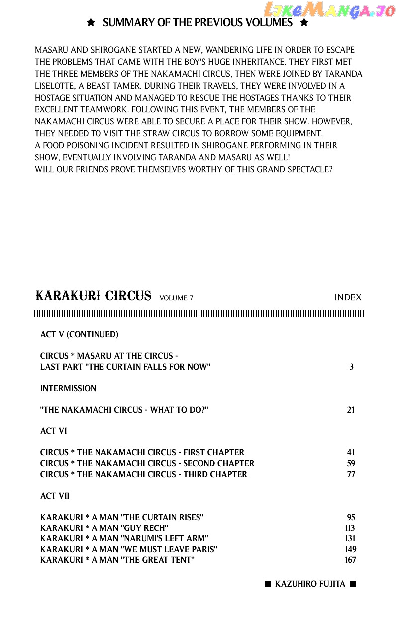 Read Karakuri Circus Manga Online
