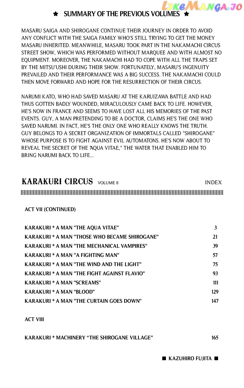 Read Karakuri Circus Manga Online