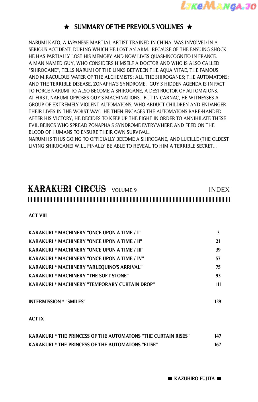 Read Karakuri Circus Manga Online