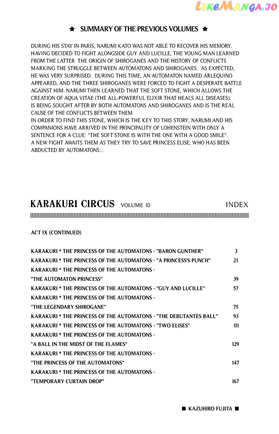 Read Karakuri Circus Manga Online