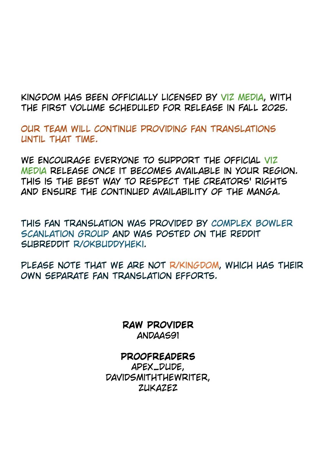 Read Kingdom Manga Online