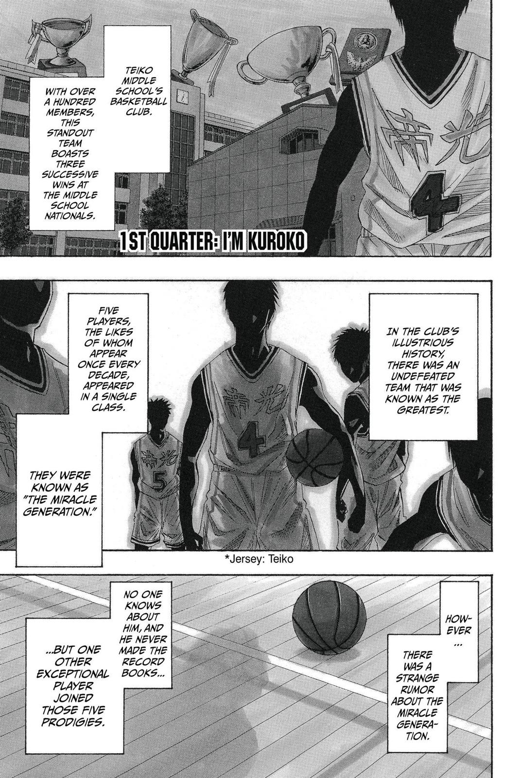 Read Kuroko's Basketball Manga Online
