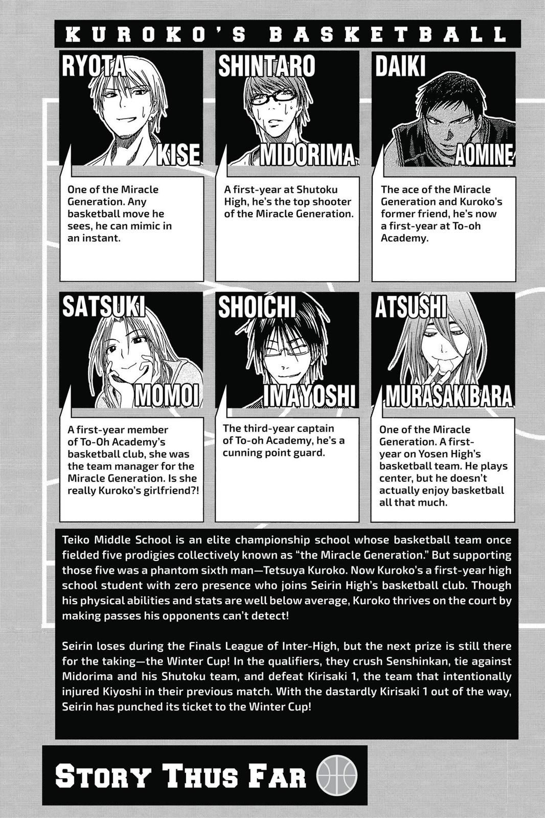 Read Kuroko's Basketball Manga Online