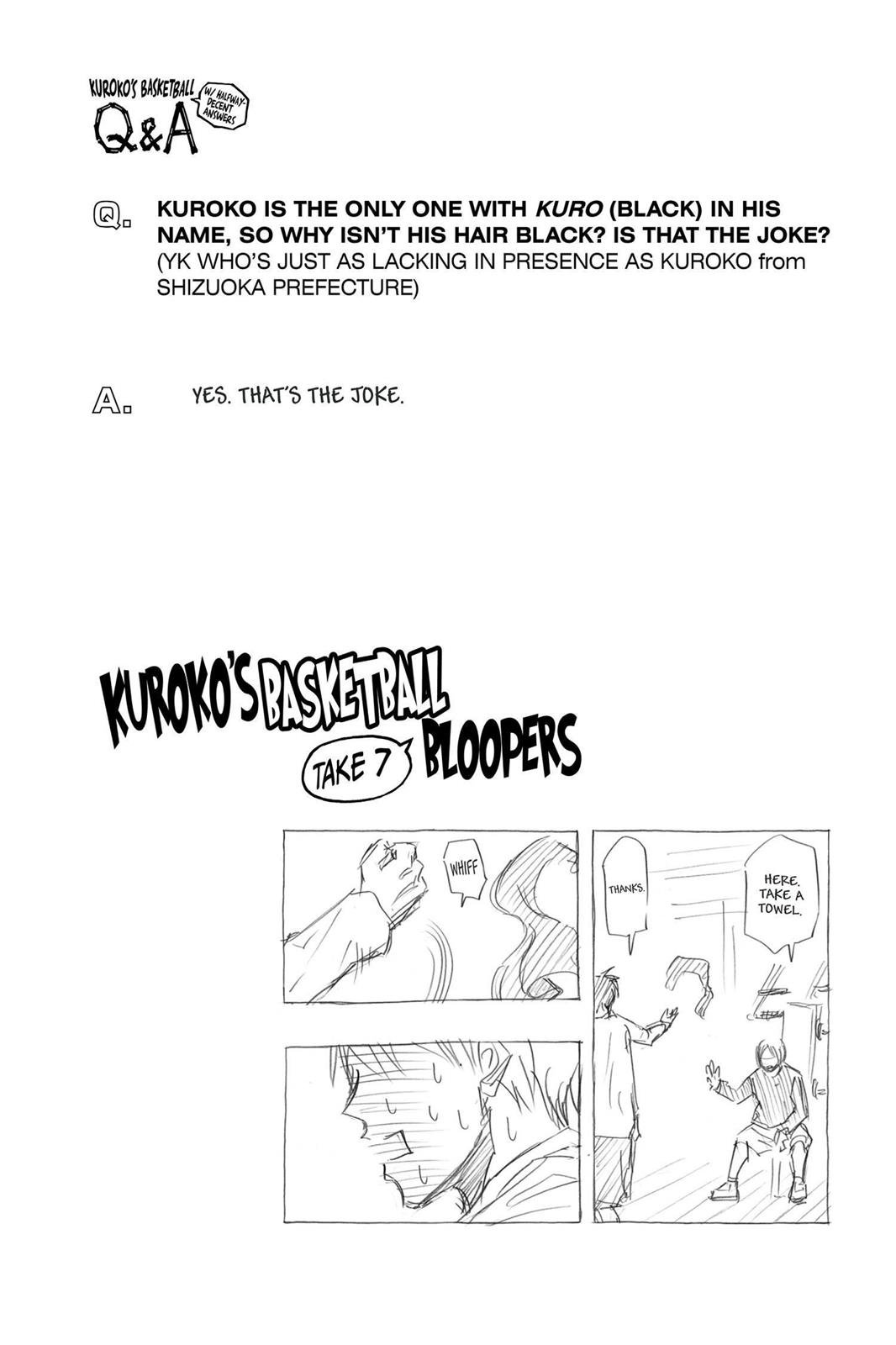 Read Kuroko's Basketball Manga Online