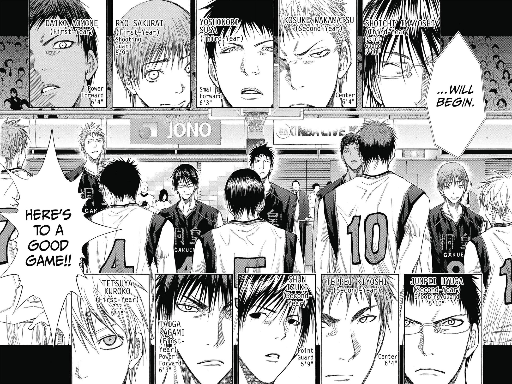 Read Kuroko's Basketball Manga Online