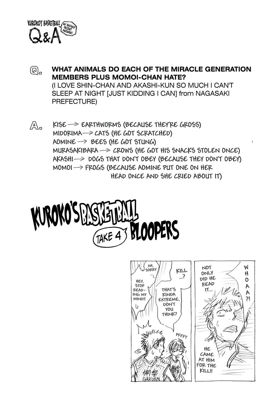 Read Kuroko's Basketball Manga Online