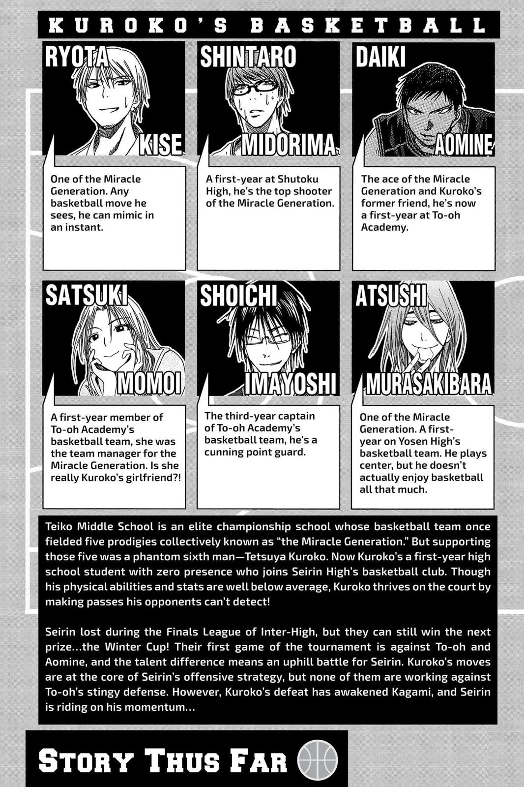 Read Kuroko's Basketball Manga Online