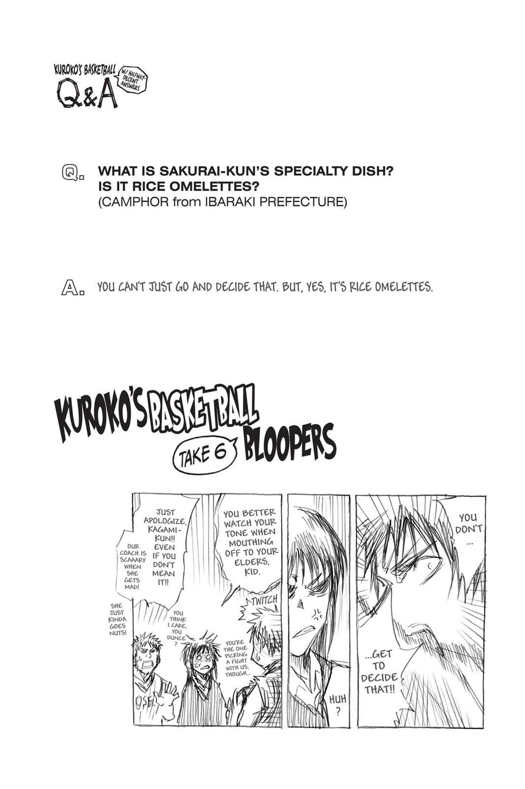 Read Kuroko's Basketball Manga Online
