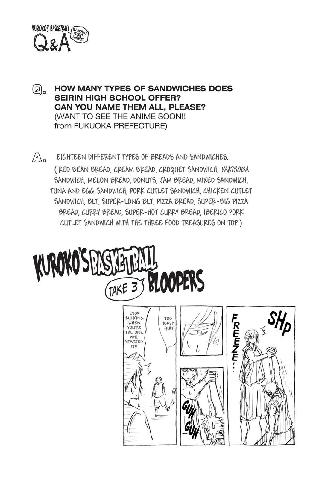 Read Kuroko's Basketball Manga Online