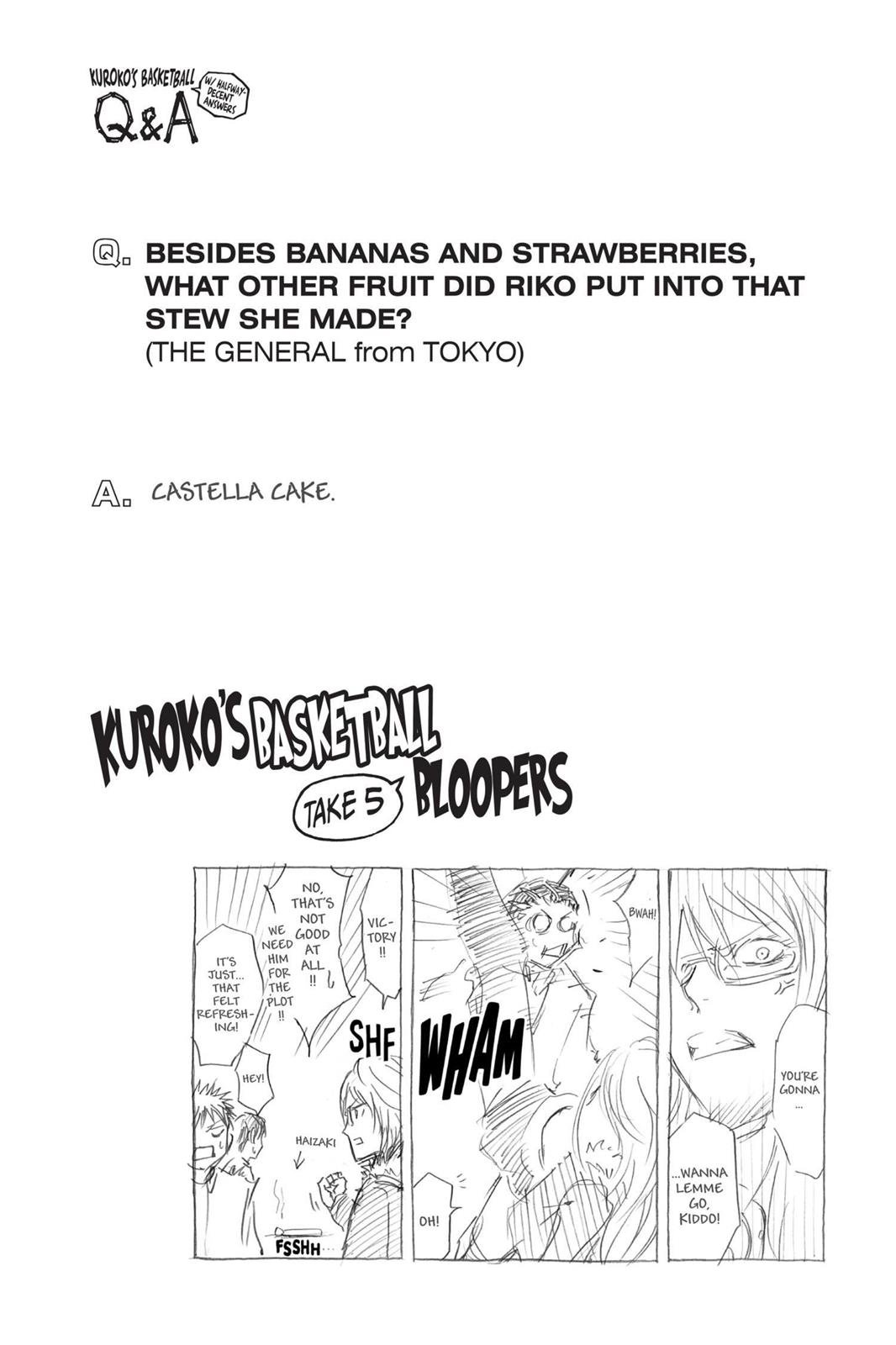 Read Kuroko's Basketball Manga Online