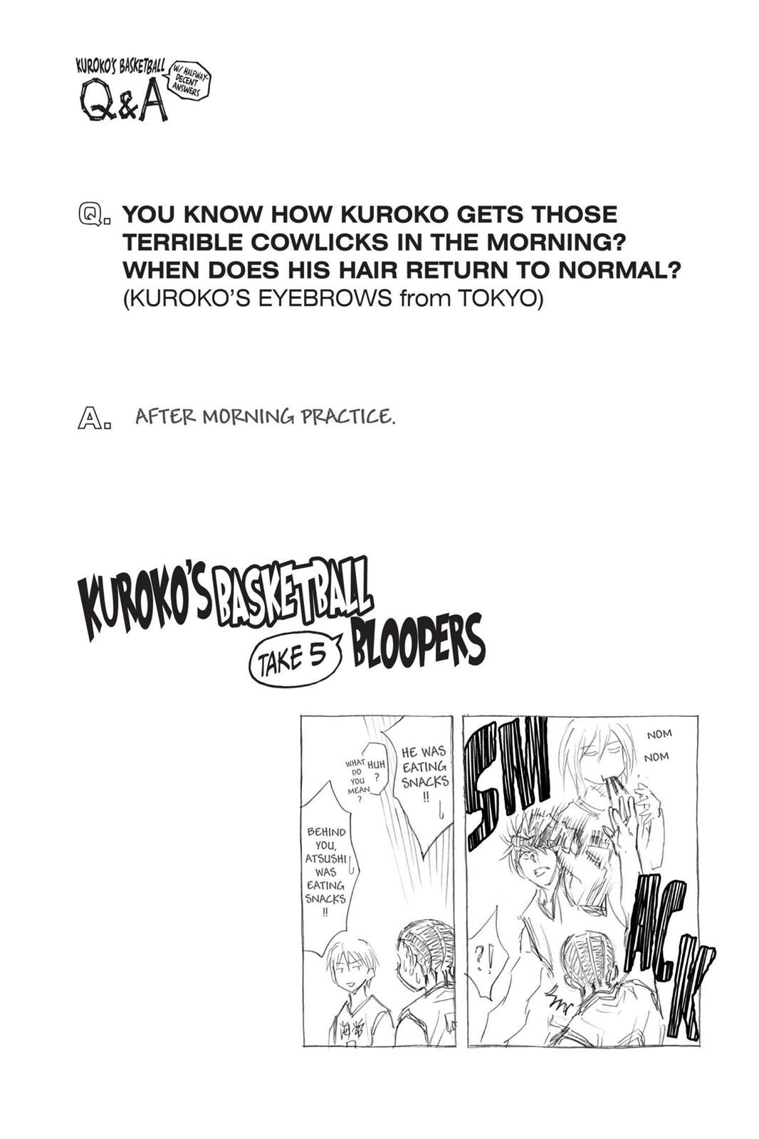Read Kuroko's Basketball Manga Online