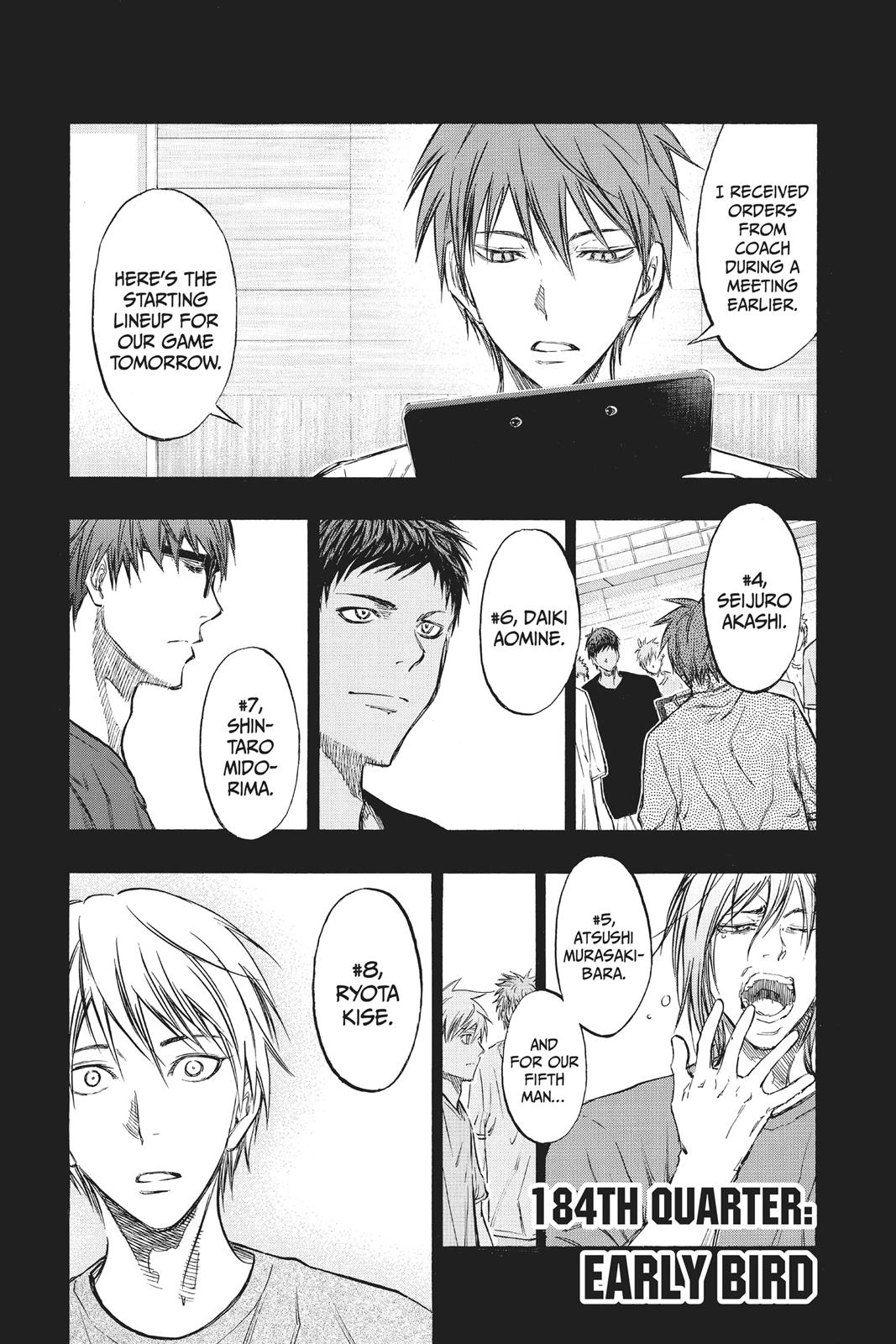 Read Kuroko's Basketball Manga Online