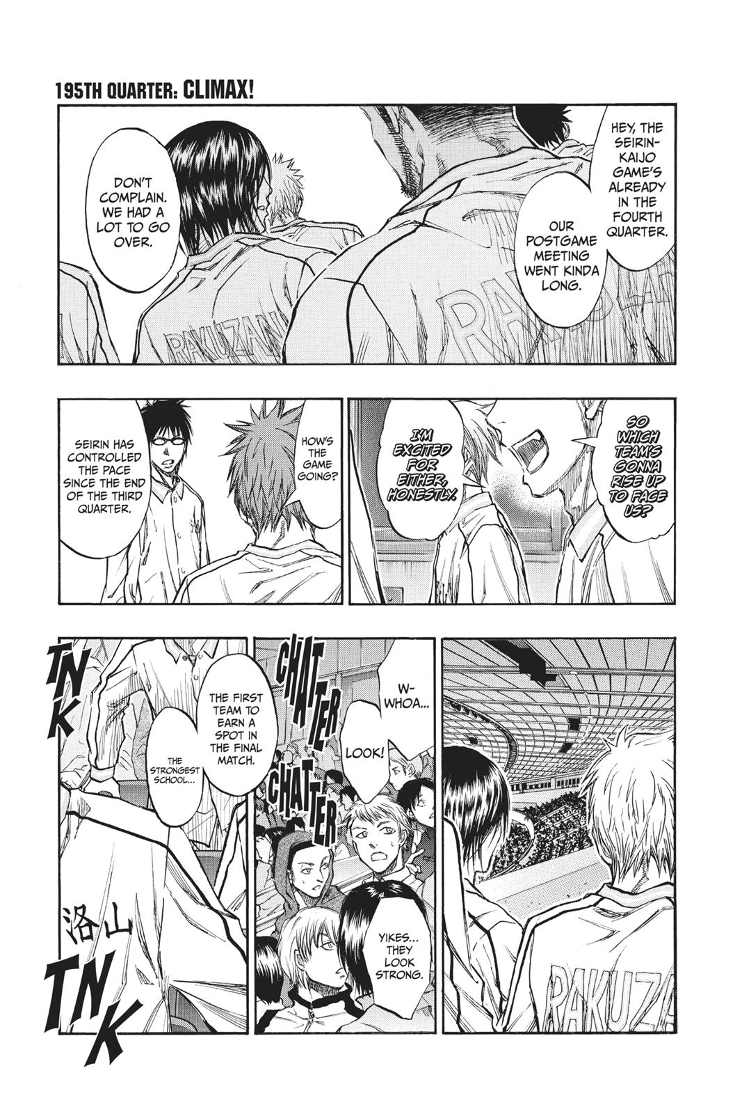 Read Kuroko's Basketball Manga Online