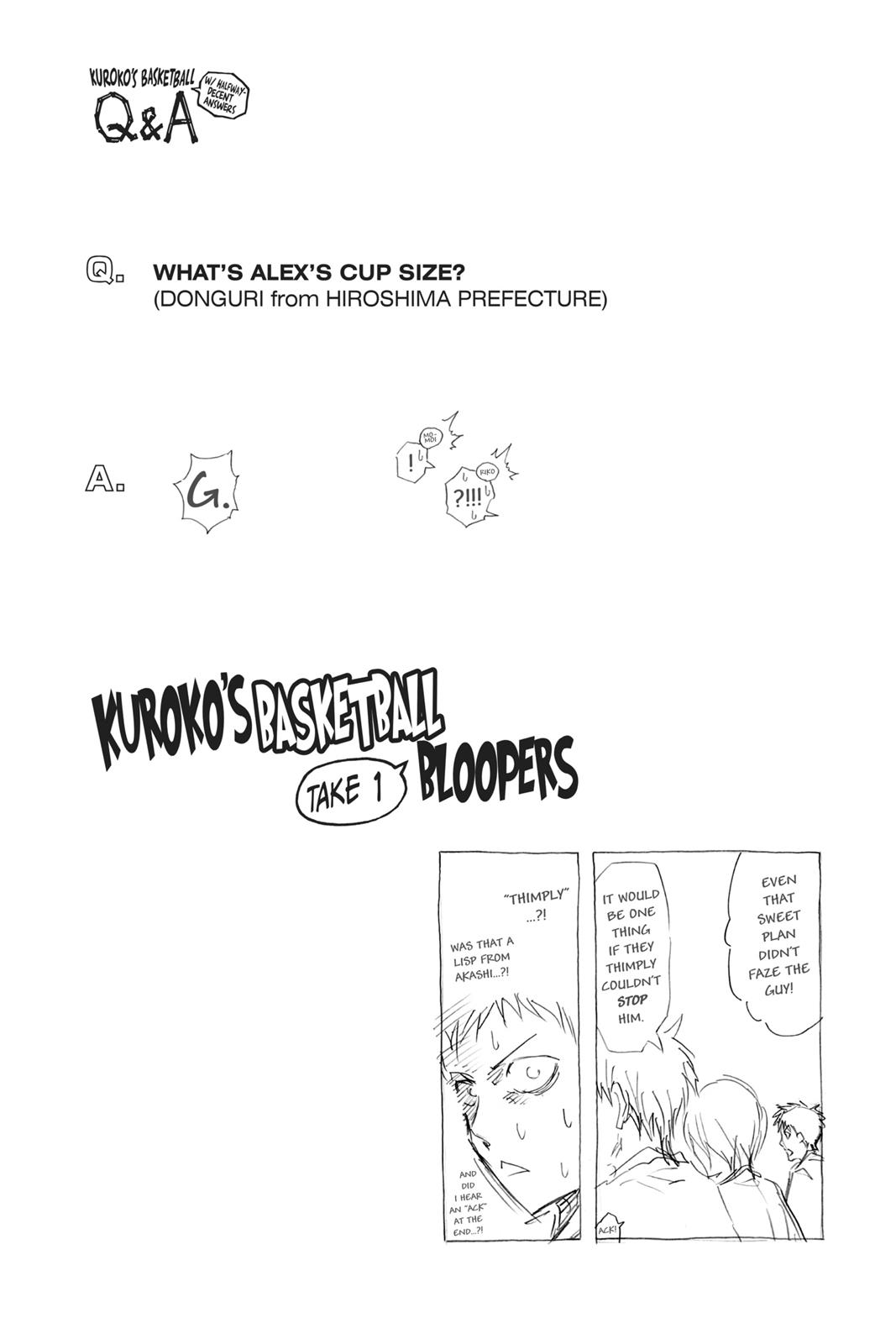Read Kuroko's Basketball Manga Online