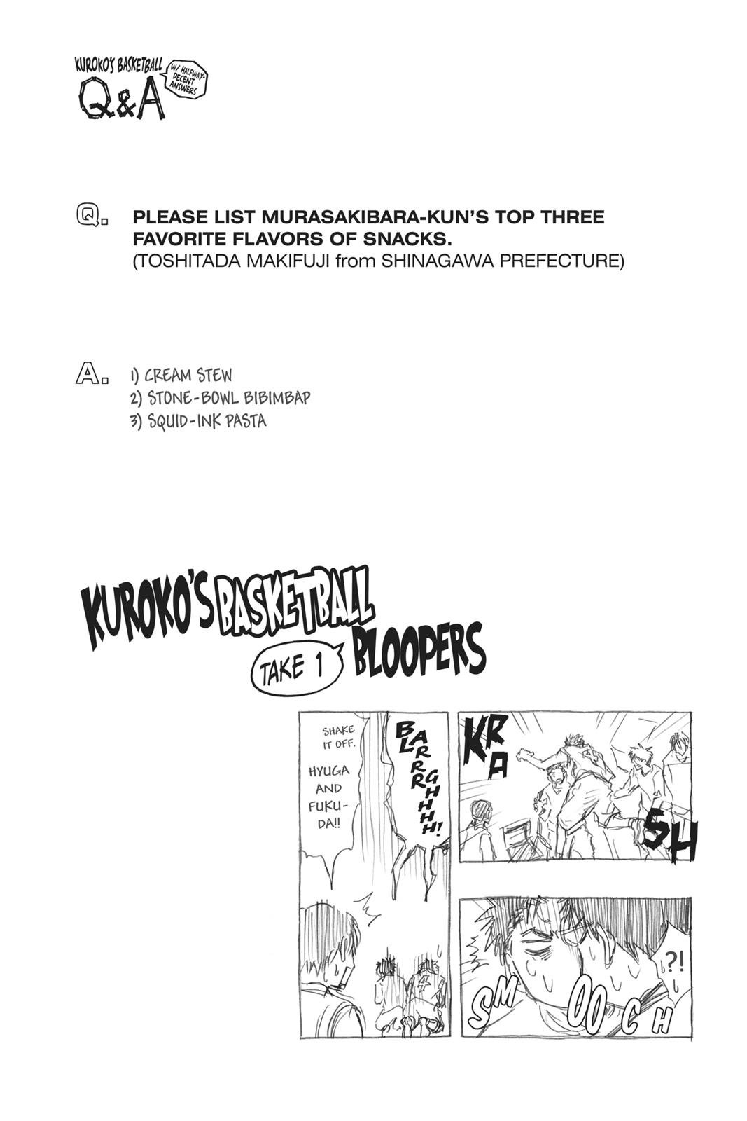 Read Kuroko's Basketball Manga Online
