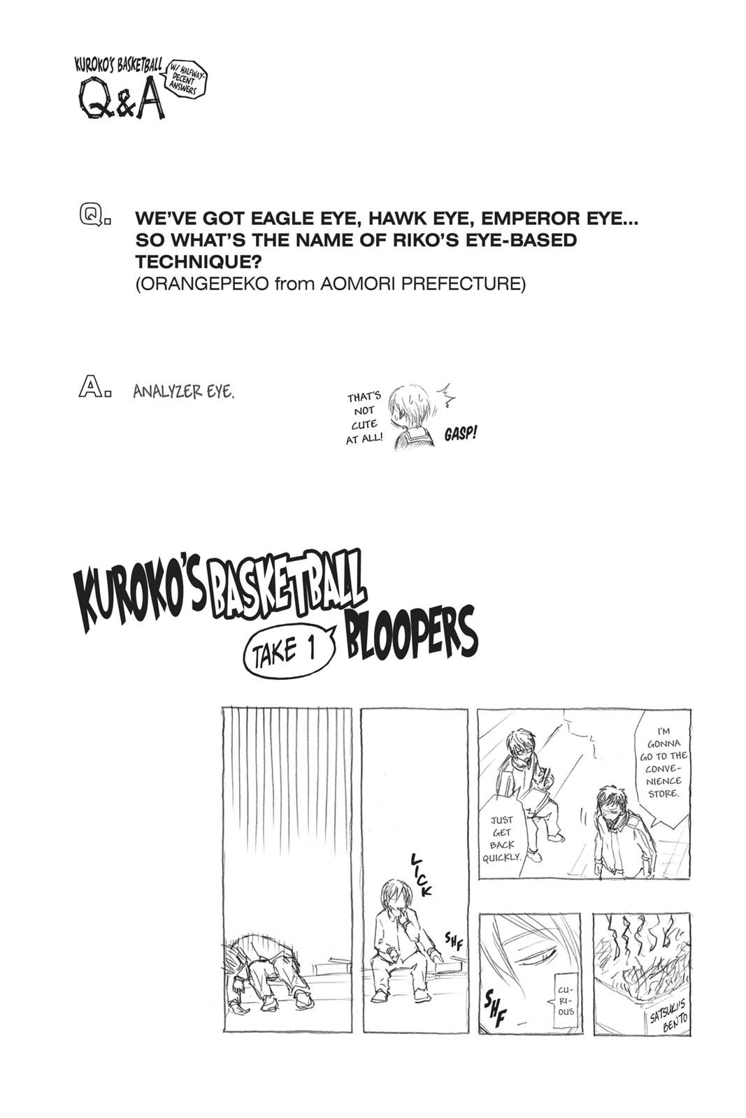 Read Kuroko's Basketball Manga Online