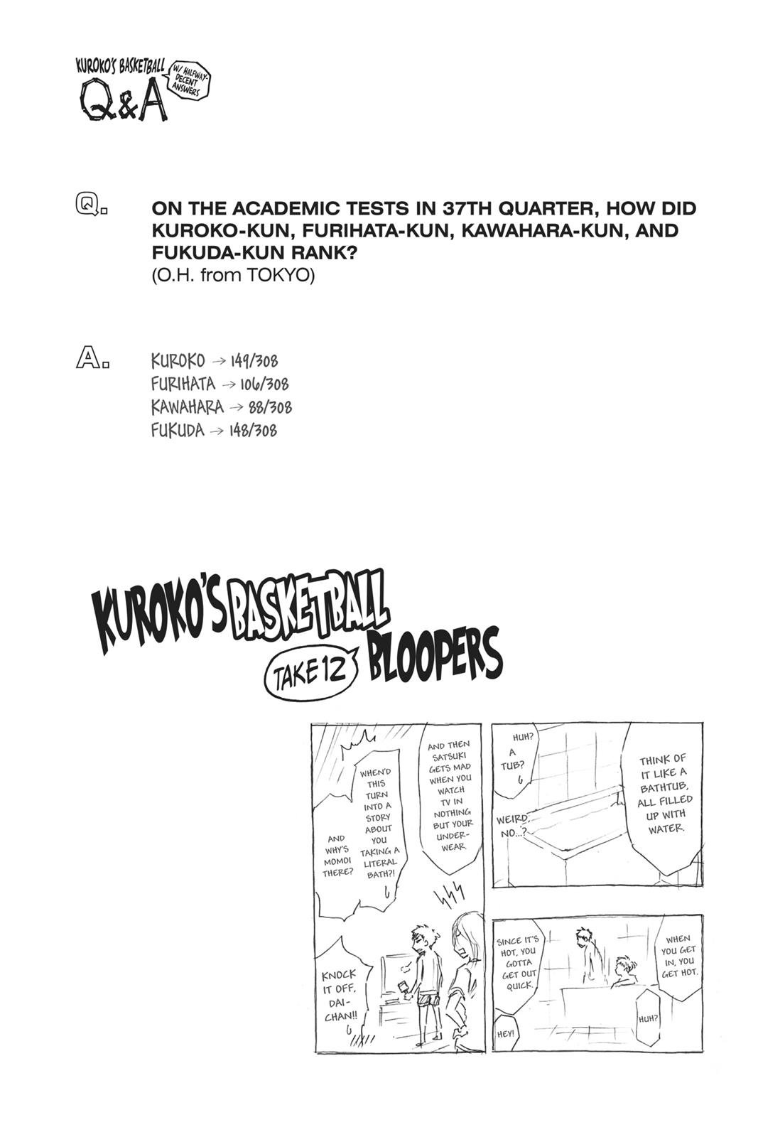 Read Kuroko's Basketball Manga Online