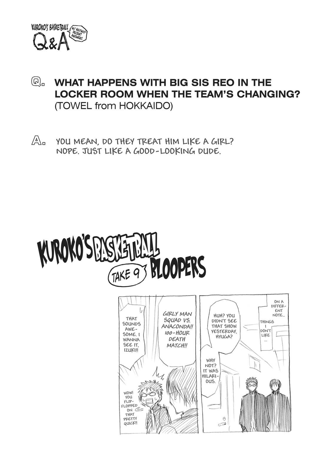 Read Kuroko's Basketball Manga Online