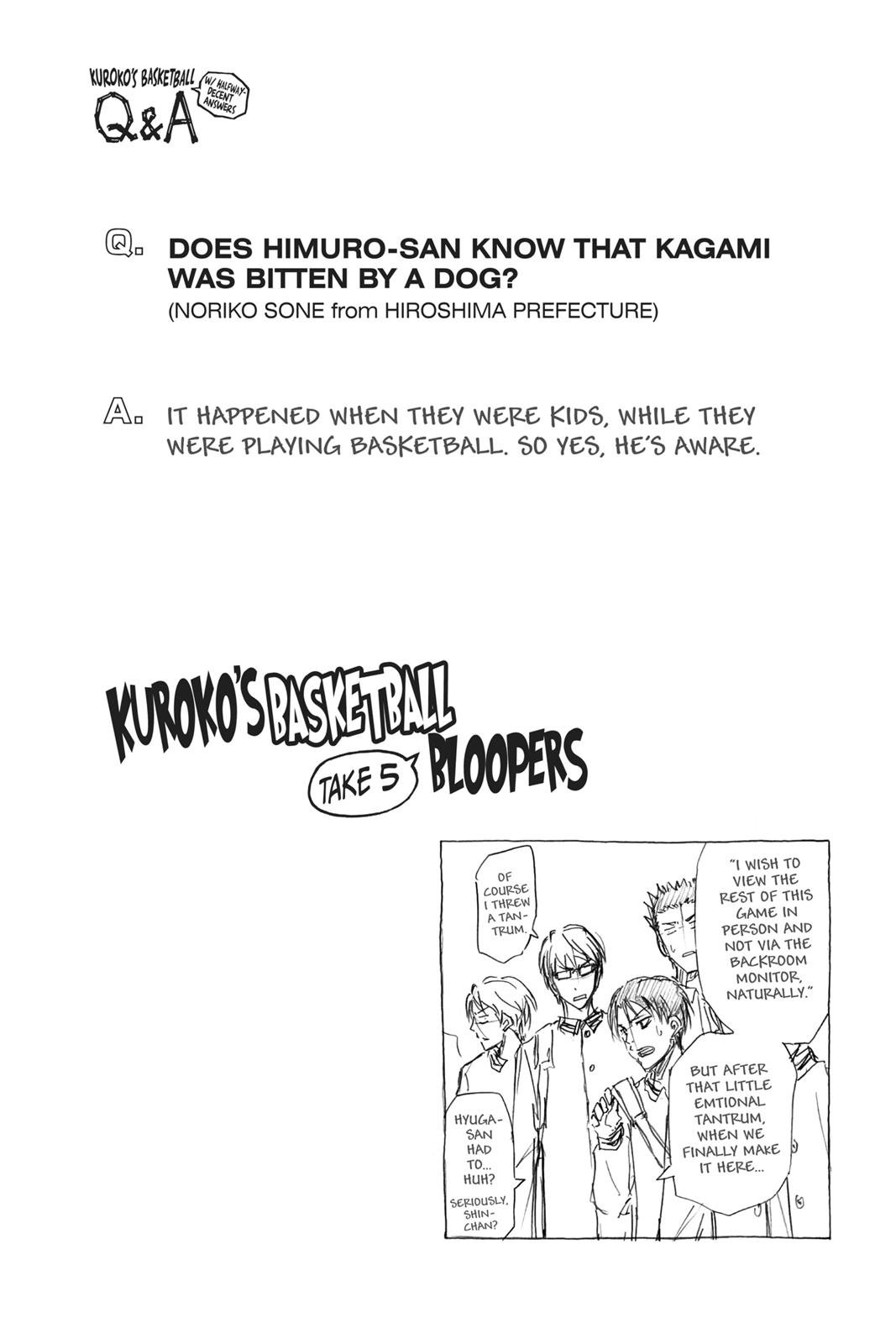 Read Kuroko's Basketball Manga Online