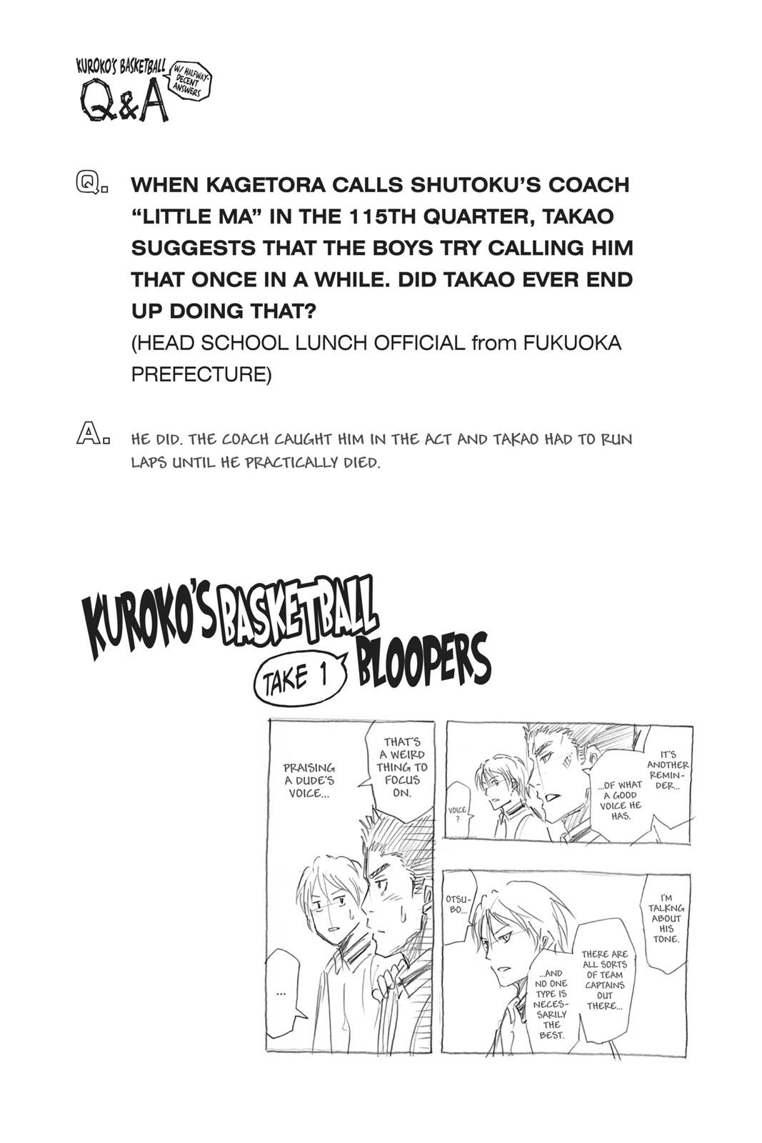 Read Kuroko's Basketball Manga Online