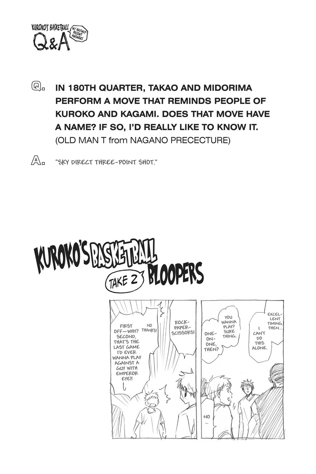 Read Kuroko's Basketball Manga Online