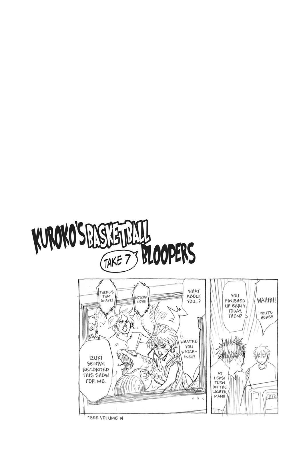 Read Kuroko's Basketball Manga Online