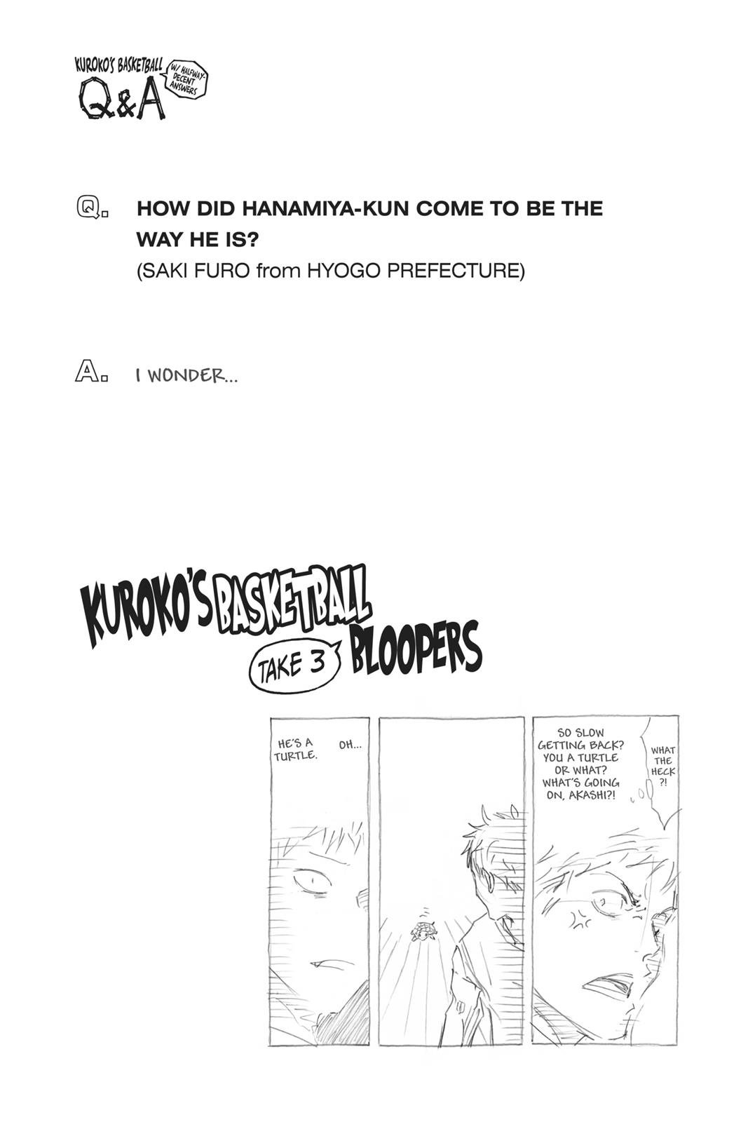 Read Kuroko's Basketball Manga Online