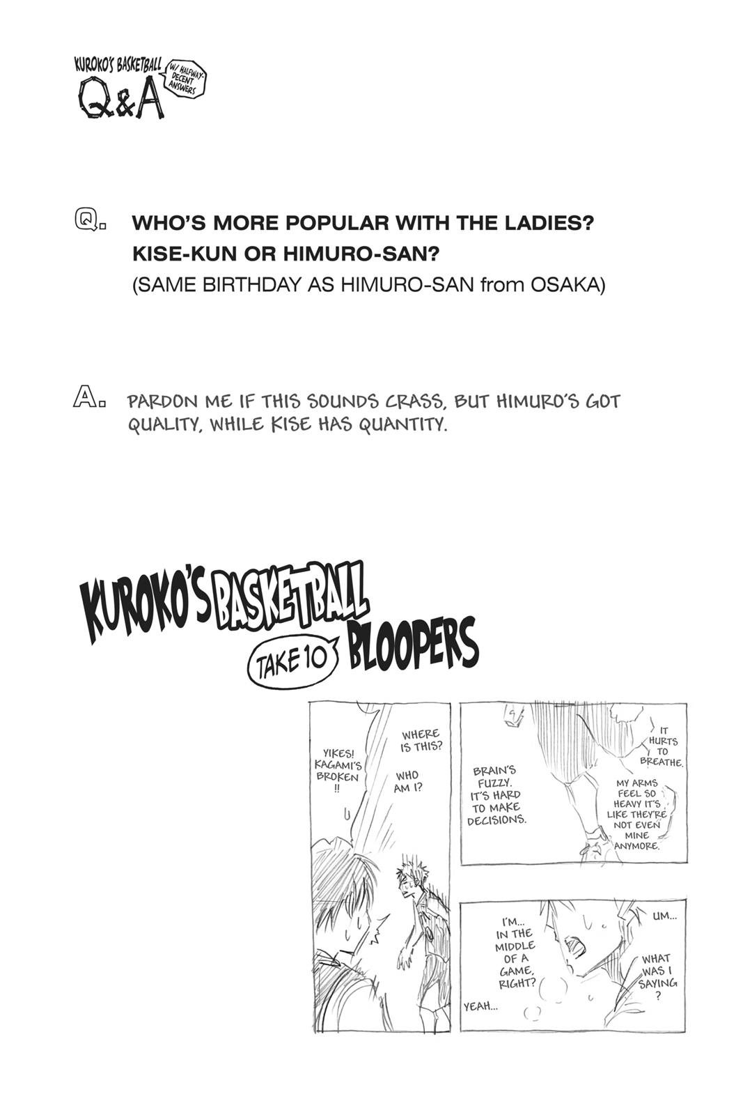 Read Kuroko's Basketball Manga Online