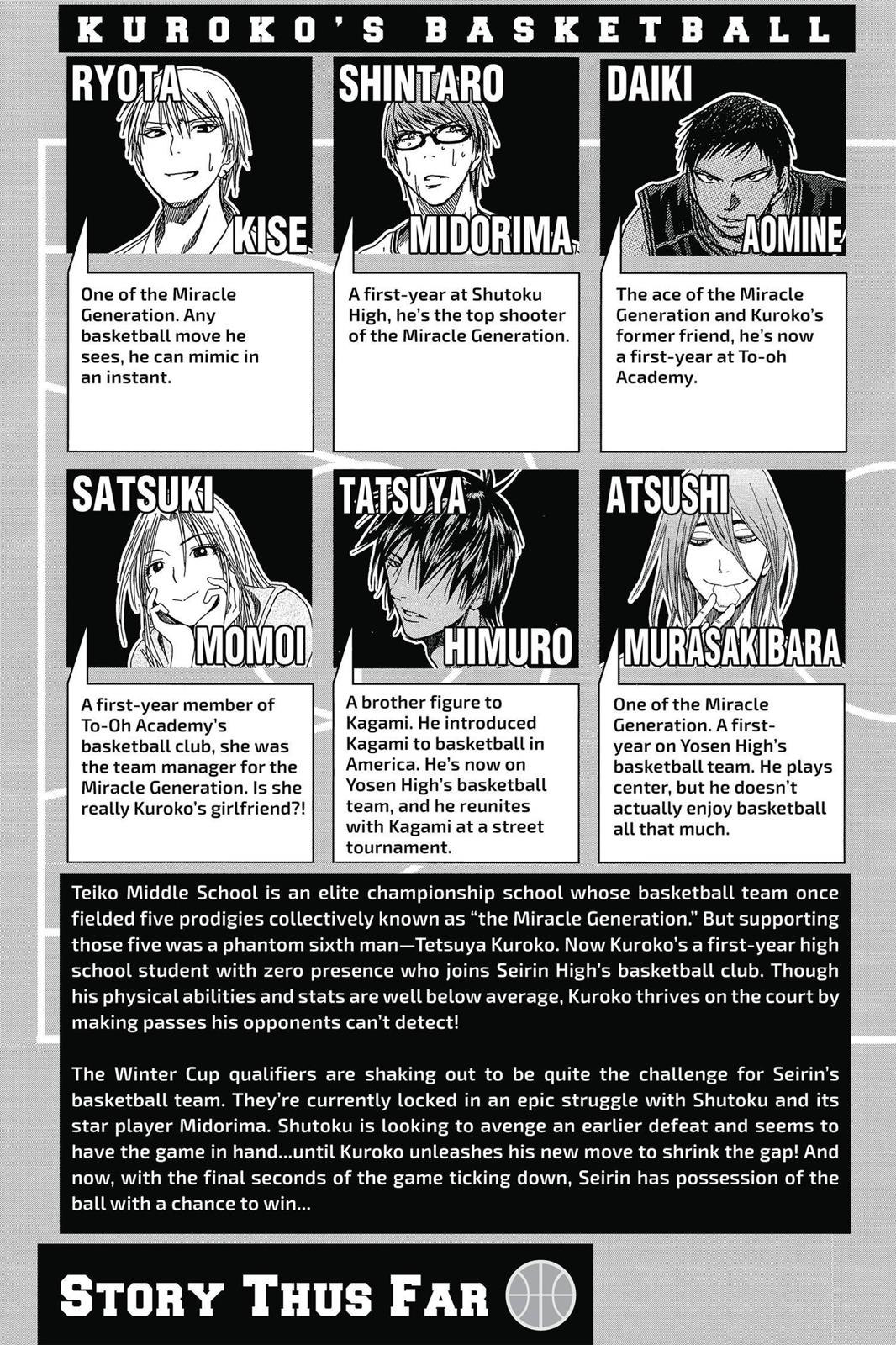 Read Kuroko's Basketball Manga Online
