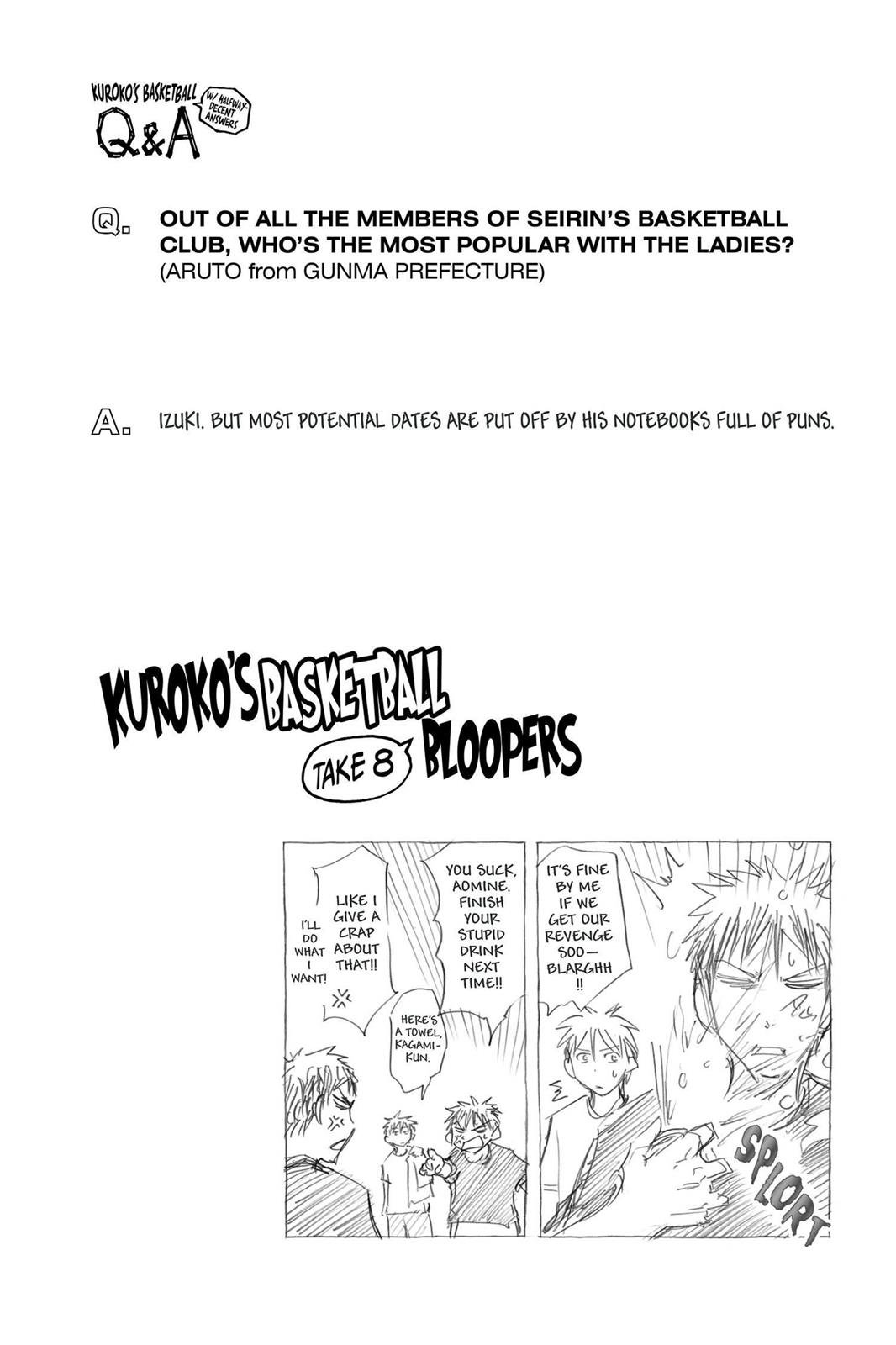 Read Kurokos Basketball Manga Online