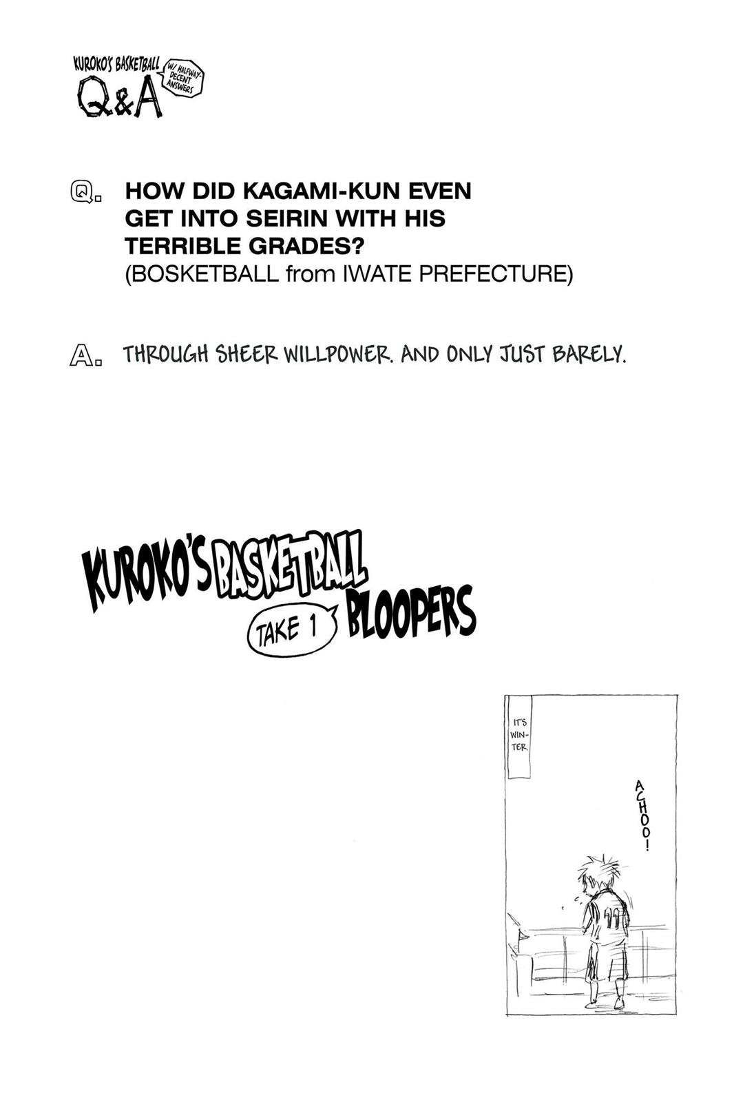 Read Kurokos Basketball Manga Online