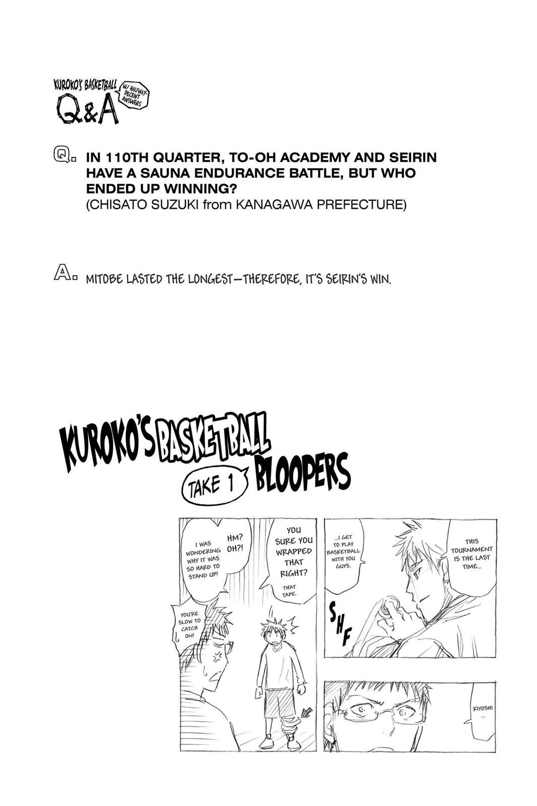 Read Kurokos Basketball Manga Online