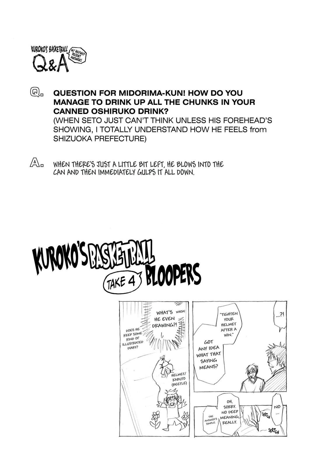 Read Kurokos Basketball Manga Online
