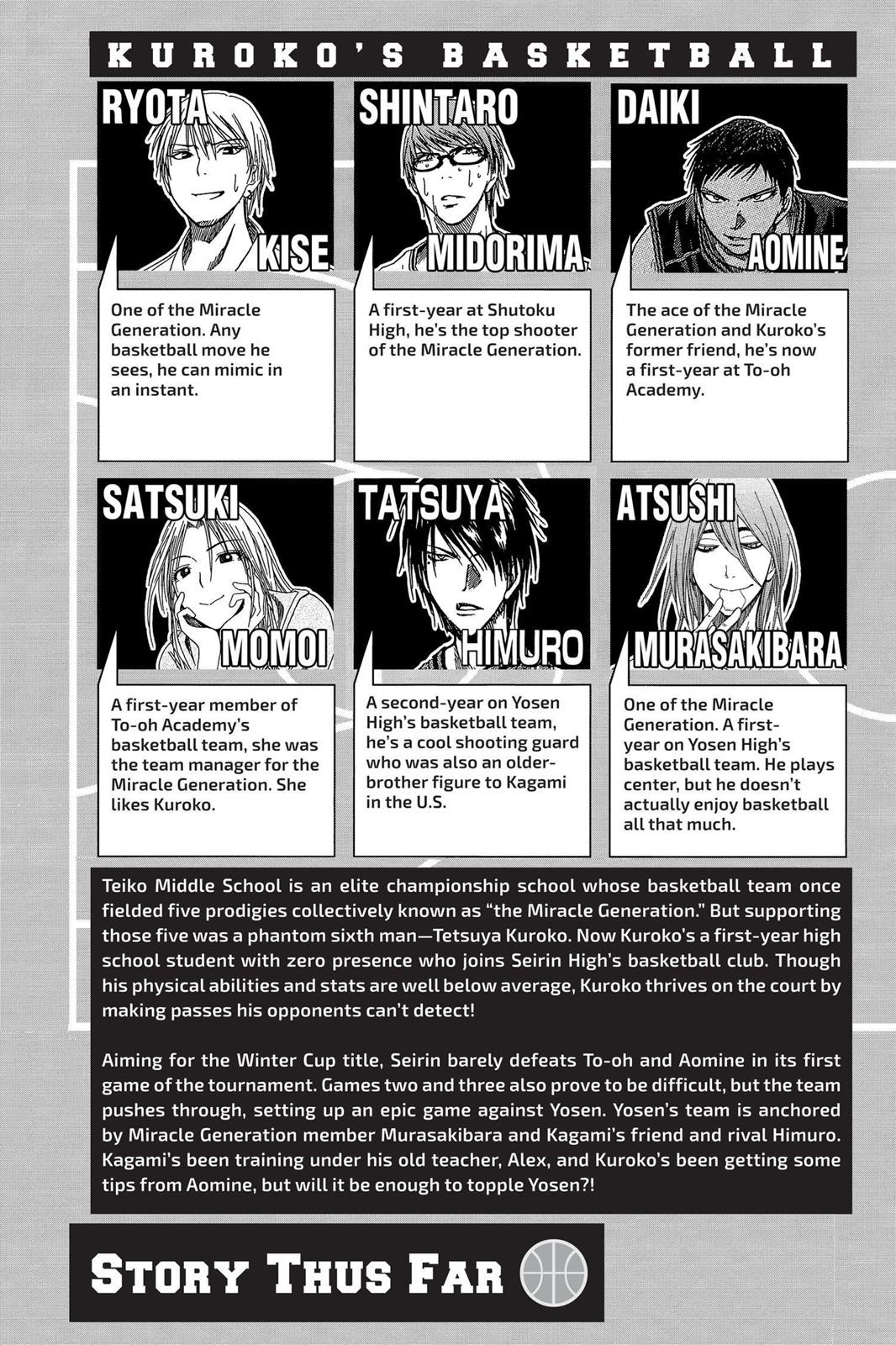 Read Kurokos Basketball Manga Online
